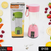133 Portable Usb Electric Juicer - 6 Blades (Protein Shaker) - Essentials