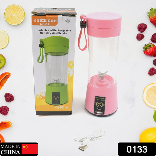 133 Portable Usb Electric Juicer - 6 Blades (Protein Shaker) - Essentials