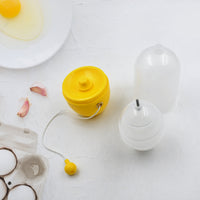 7156a Manual Egg Puller Scrambler Household White Egg Yolk Mixer Kitchen Tool Mix Manual Scrambler Convenient Without Breaking Eggs. - Essentials