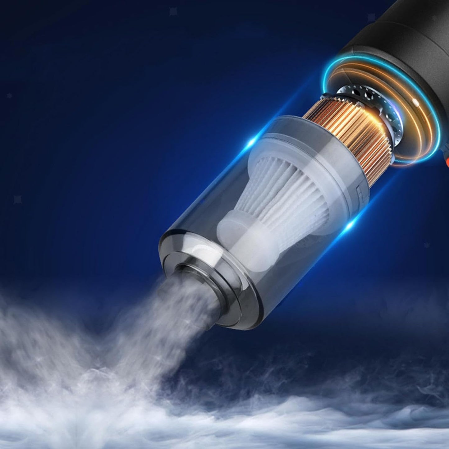 0390 Vacuum Cleaner Dust Collection  2 In 1 Car Vacuum Cleaner High-power Handheld Wireless Vacuum Cleaner Home Car Dual-use Portable Usb Rechargeable Mini Car Vacuum For Vehicle Home And Office - Essentials