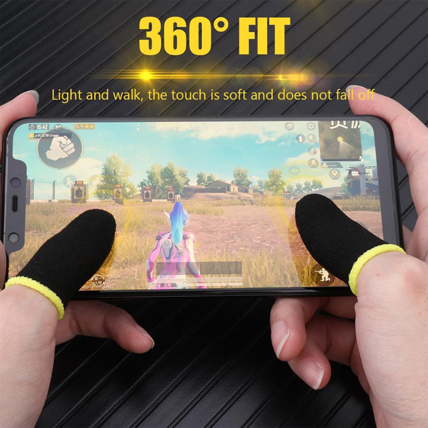 Thumb Finger Sleeve For Mobile Game (Pubg,cod,freefire)
