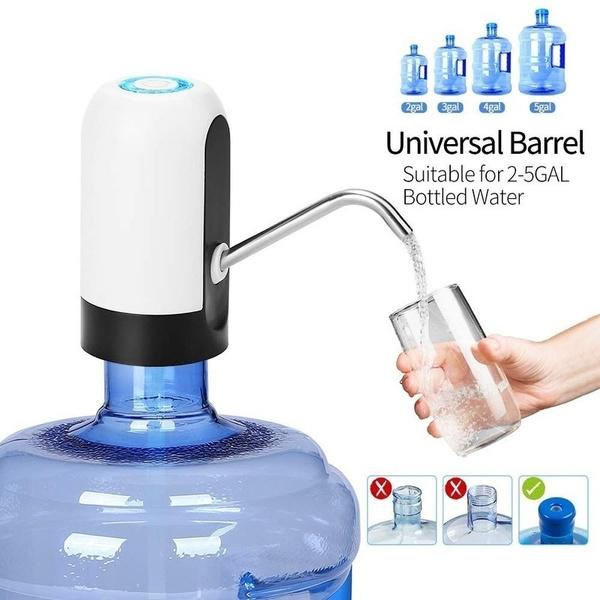 "Automatic USB Rechargeable Water Dispenser | Portable & Easy to Use | Safe BPA-Free Design" - Essentials