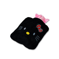 6513 Black Hello Kitty Small Hot Water Bag With Cover For Pain Relief Neck Shoulder Pain And Hand Feet Warmer Menstrual Cramps. - Essentials
