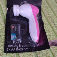 Facial Beauty Brush Face Massager (1 Pc  With 2 Aa Battery Included) - Essentials
