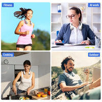 Portable Neck Fan | USB Rechargeable Bladeless Wearable Personal Fan with 3 Speeds – Hands-Free Cooling for Outdoor & Indoor Use - Essentials