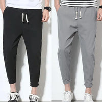 Men Solid  Track Pants ( Pack Of 2 ) - Essentials