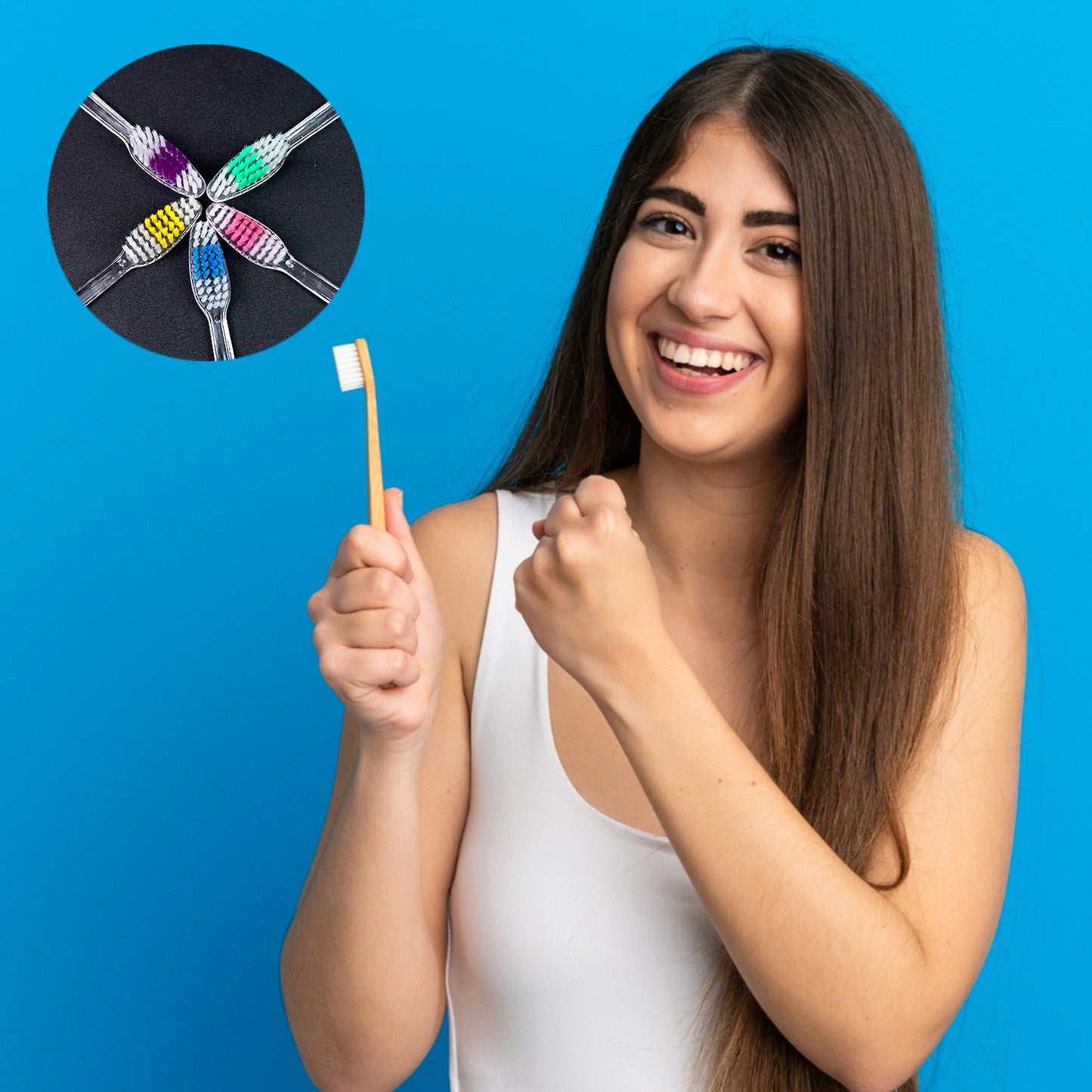 Premium Plastic Toothbrush (1 Pc  Mix Color) - Essentials