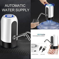"Automatic USB Rechargeable Water Dispenser | Portable & Easy to Use | Safe BPA-Free Design" - Essentials