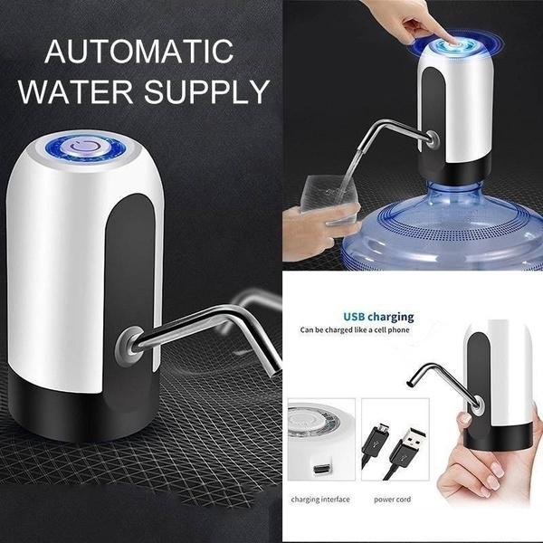"Automatic USB Rechargeable Water Dispenser | Portable & Easy to Use | Safe BPA-Free Design" - Essentials