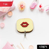 17871 Wooden Cartoon Hook Wall Hanging Hooks Wall Storage Hook Wall Mounted Hat Hooks Wall Coat Hooks Hanger Backpack Hook Clothes Hook Office Towel Hook Clothing Iron (1 Pc) - Essentials