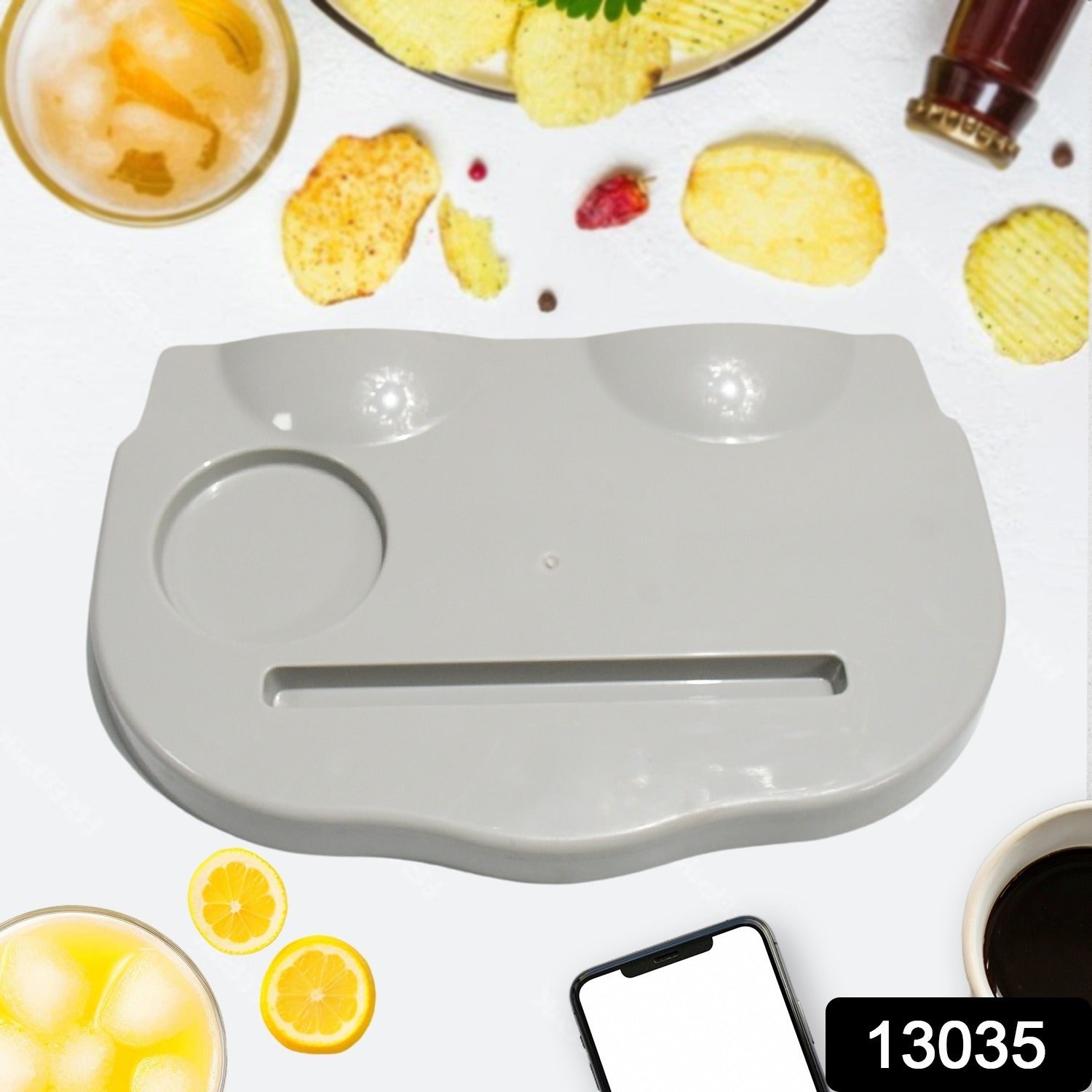 Snack Caddy Tray With A Drink Cup Holder The Ultimate Movie Night - Essentials