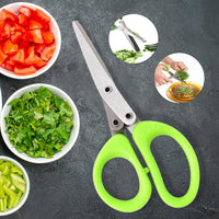Premium 5 Blade Multipurpose Herb Scissors (1 Pc) - Essentials